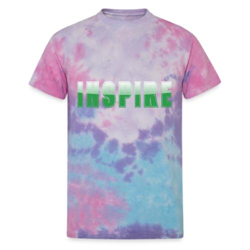 Inspire Word Art Design - Unisex Tie Dye T-Shirt