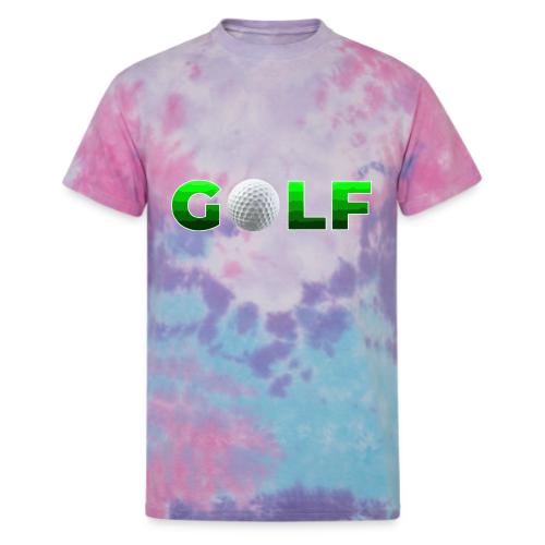 Golf Precision Wordmark - Unisex Tie Dye T-Shirt