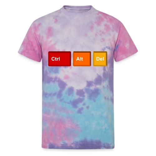 CTRL + ALT + DEL - Unisex Tie Dye T-Shirt