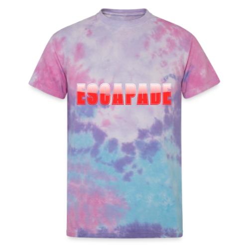 ESCAPADE Bold Typography Graphic Design - Unisex Tie Dye T-Shirt
