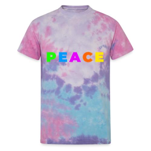 Peace in Every Color - Unisex Tie Dye T-Shirt