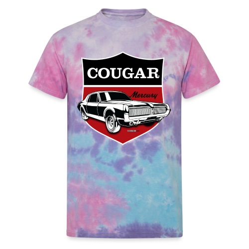 Classic Mercury Cougar crest - Unisex Tie Dye T-Shirt