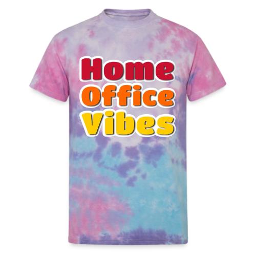 Home Office Vibes Remote Work Design - Unisex Tie Dye T-Shirt