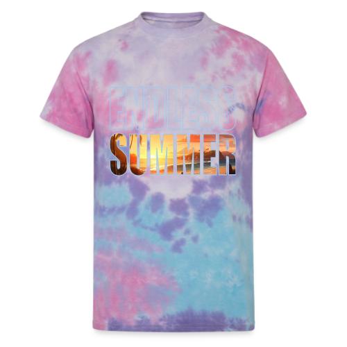 Golden Summer Vibes - Unisex Tie Dye T-Shirt
