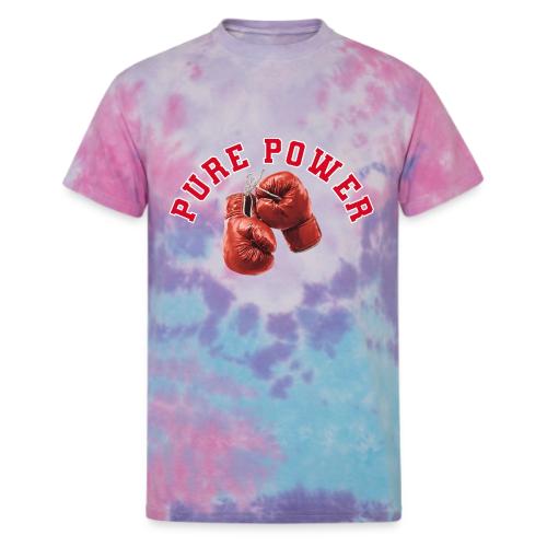 Boxing: Pure Power Punch - Unisex Tie Dye T-Shirt