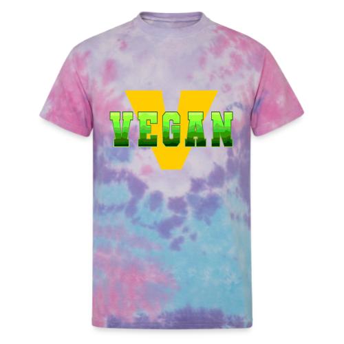 Vegan Energy V - Unisex Tie Dye T-Shirt