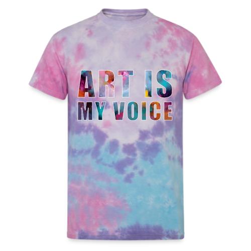 Art Is My Voice - Unisex Tie Dye T-Shirt