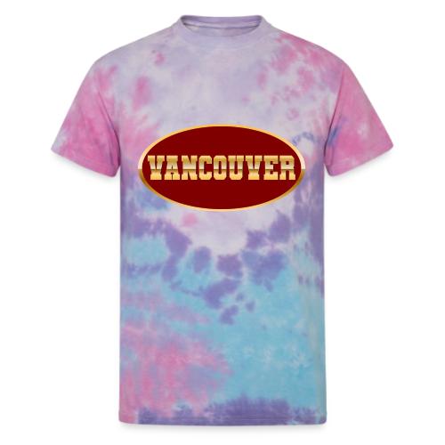 Golden Vibes – Vancouver - Unisex Tie Dye T-Shirt
