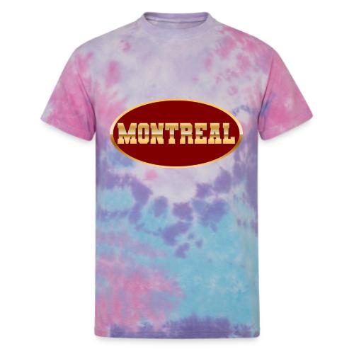 Montreal in Gold - Unisex Tie Dye T-Shirt