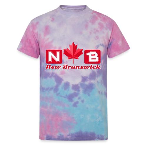 New Brunswick, province of Canada - Unisex Tie Dye T-Shirt