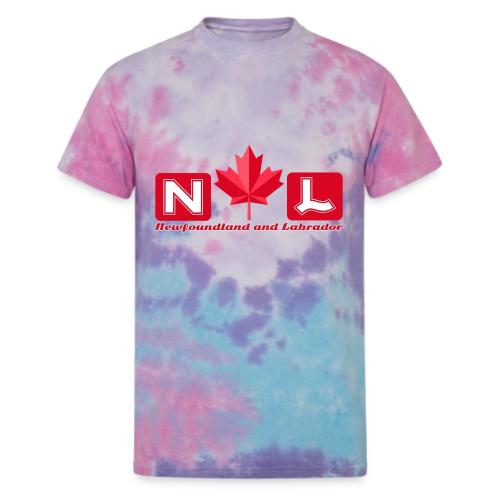 Newfoundland and Labrador, province of Canada - Unisex Tie Dye T-Shirt