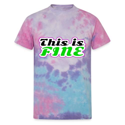This Is Fine Balance - Unisex Tie Dye T-Shirt