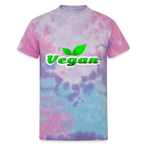 Pure Vegan Leaves - Unisex Tie Dye T-Shirt