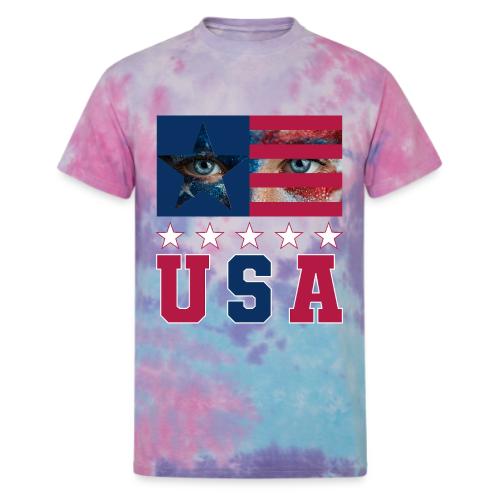 Stars and Vision USA - Unisex Tie Dye T-Shirt
