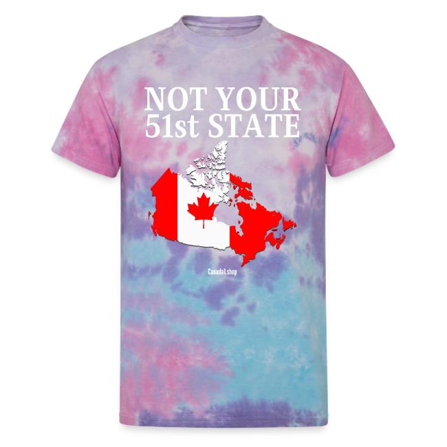Canada Is Not Your 51st State - Canada Map Flag