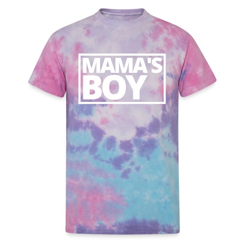 MAMA's Boy (White Stamp Version) - Unisex Tie Dye T-Shirt