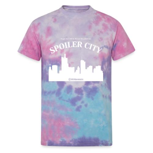 DCOMmentaries Spoiler City - Unisex Tie Dye T-Shirt