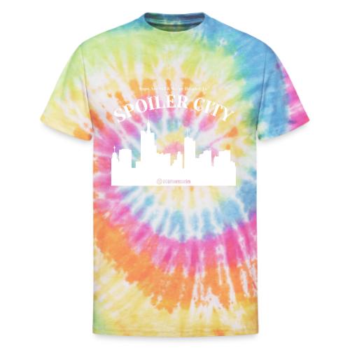 DCOMmentaries Spoiler City - Unisex Tie Dye T-Shirt