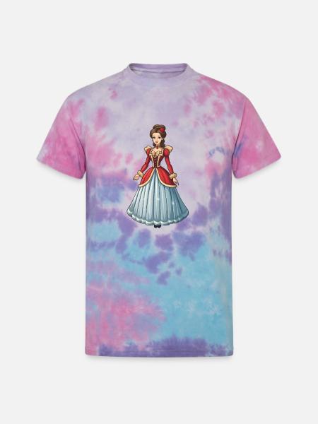 Nutcracker Figurine - Unisex Tie Dye T-Shirt - cotton candy