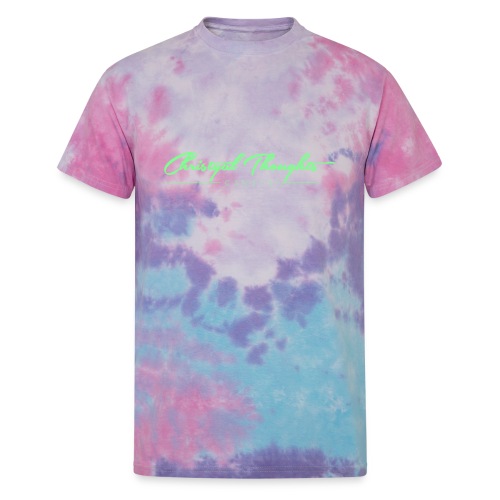 Christyal Thoughts C3N3T31 Lime png - Unisex Tie Dye T-Shirt