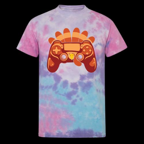 Gamer Turkey Thanksgiving - Unisex Tie Dye T-Shirt