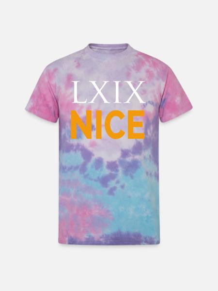 LXIX in latin - Unisex Tie Dye T-Shirt - cotton candy