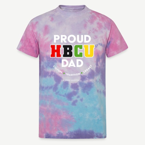 Proud HBCU Dad - Unisex Tie Dye T-Shirt