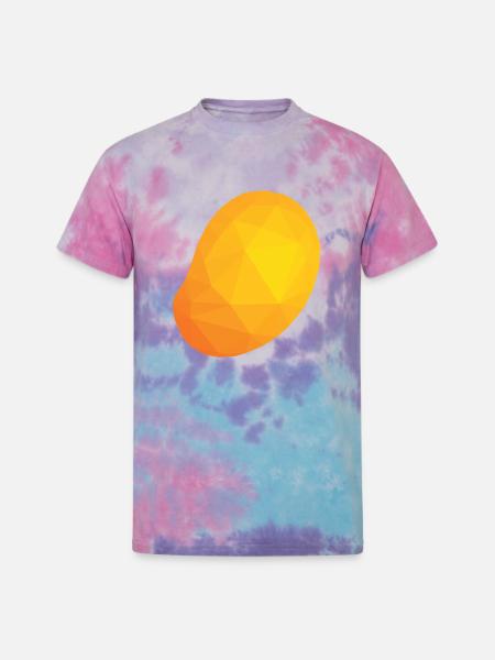 Mango Low Poly - Unisex Tie Dye T-Shirt - cotton candy