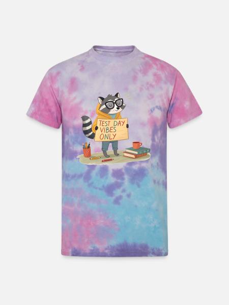 Test day vibes only - Unisex Tie Dye T-Shirt - cotton candy