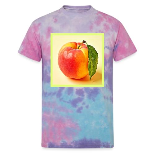 Feel the Fresh Peach Summer Vibe Design - Unisex Tie Dye T-Shirt