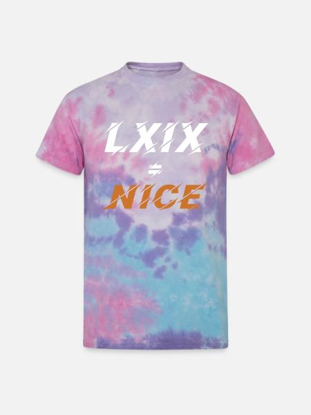 LXIX in latin - Unisex Tie Dye T-Shirt - cotton candy