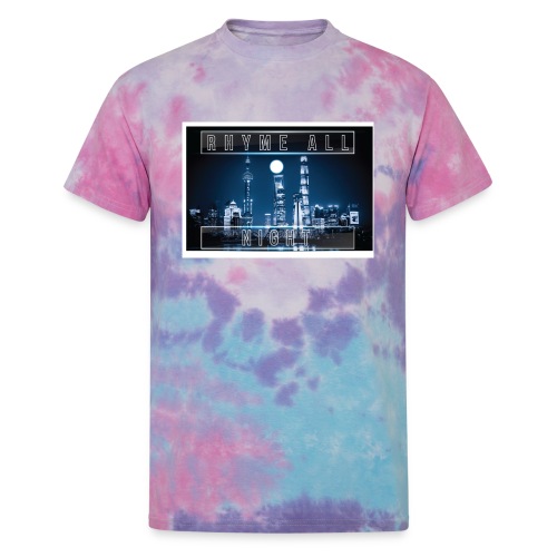 Rhyme All Night Tank - Unisex Tie Dye T-Shirt