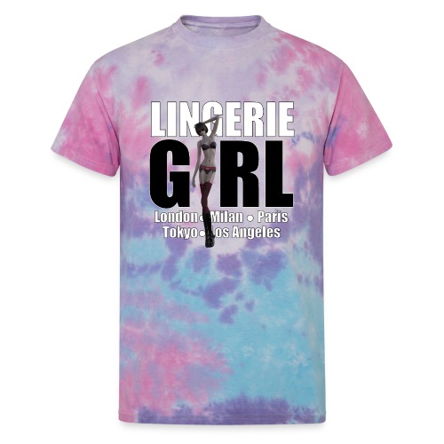 The Fashionable Woman - Lingerie Girl - Unisex Tie Dye T-Shirt