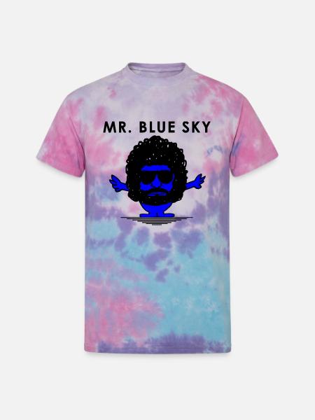 Mr Blue Sky cartoon - Unisex Tie Dye T-Shirt - cotton candy