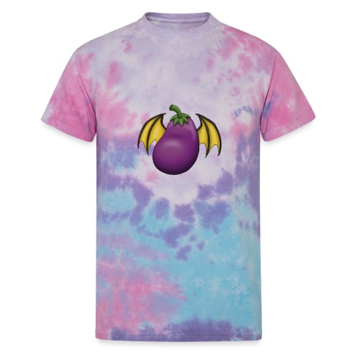 Eggplant Logo - Unisex Tie Dye T-Shirt