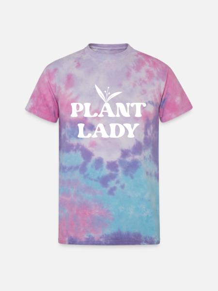 Plant lady - Unisex Tie Dye T-Shirt - cotton candy