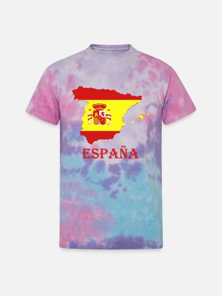 España - Unisex Tie Dye T-Shirt - cotton candy