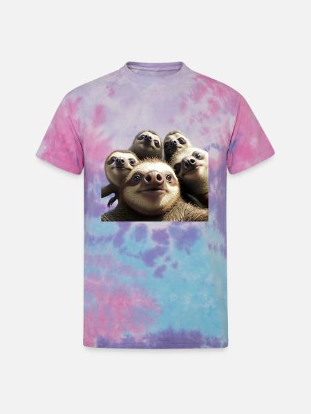 Selfy - Unisex Tie Dye T-Shirt - cotton candy