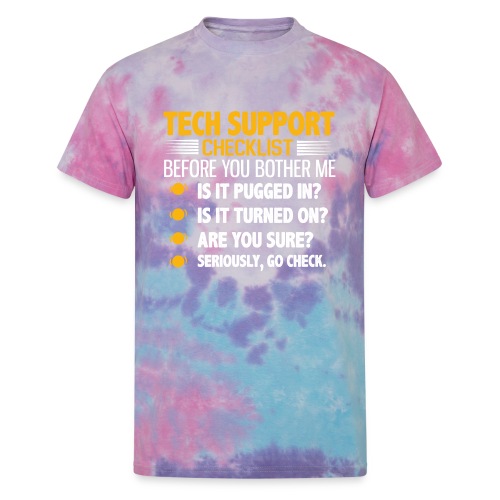 Computer Repair Hourly Rate funny saying quote - Unisex Tie Dye T-Shirt