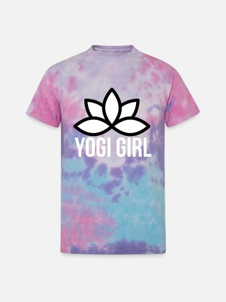 Yogi Girl music - Unisex Tie Dye T-Shirt - cotton candy