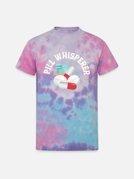 Pill Whisperer Pharmacist Pharmacy - Unisex Tie Dye T-Shirt - cotton candy