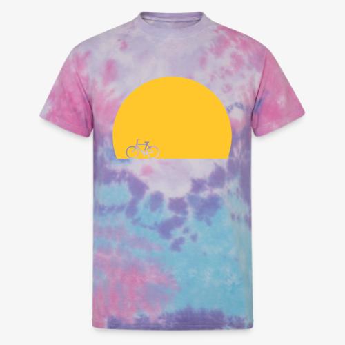 Sundown Bicycle - Unisex Tie Dye T-Shirt