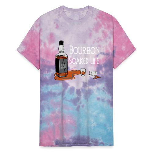 Bourbon Soaked Life - Unisex Tie Dye T-Shirt
