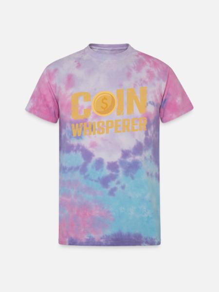 Metal detecting coin whisperer - Unisex Tie Dye T-Shirt - cotton candy