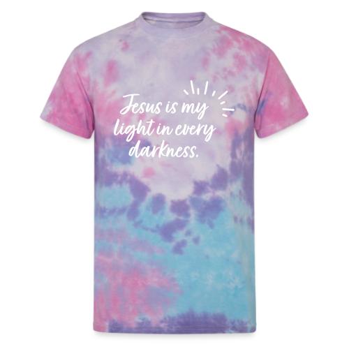 Jesus is my light - Unisex Tie Dye T-Shirt