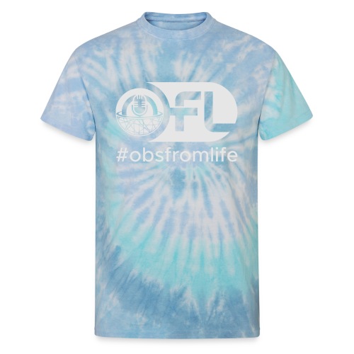 Observations from Life Logo with Hashtag - Unisex Tie Dye T-Shirt