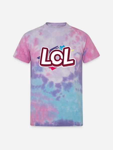LOL😂 - Unisex Tie Dye T-Shirt - cotton candy