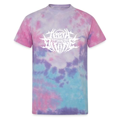 Teeth Of The Divine Logo WHITE - Unisex Tie Dye T-Shirt