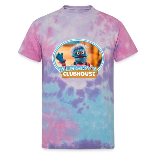 Blueberry's Clubhouse wave color - Unisex Tie Dye T-Shirt