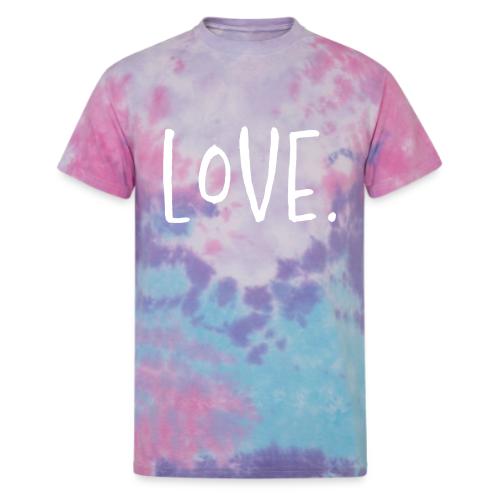 Smoon City_Love Thin White2 - Unisex Tie Dye T-Shirt